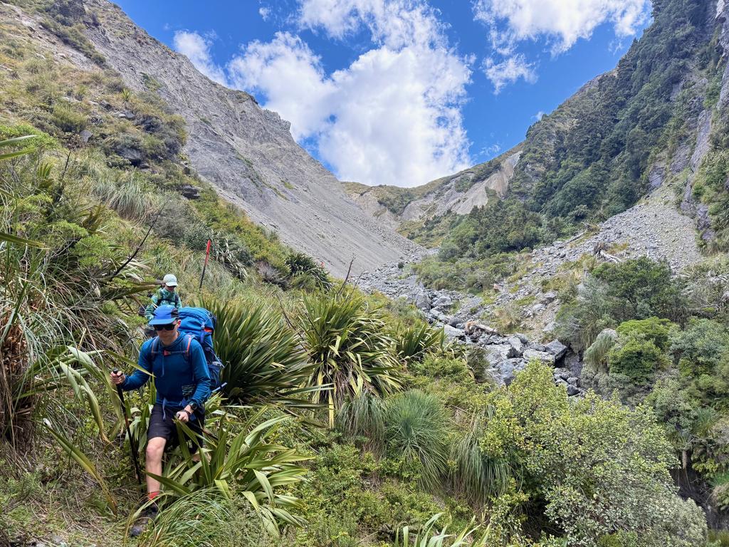 Made it to the creek!