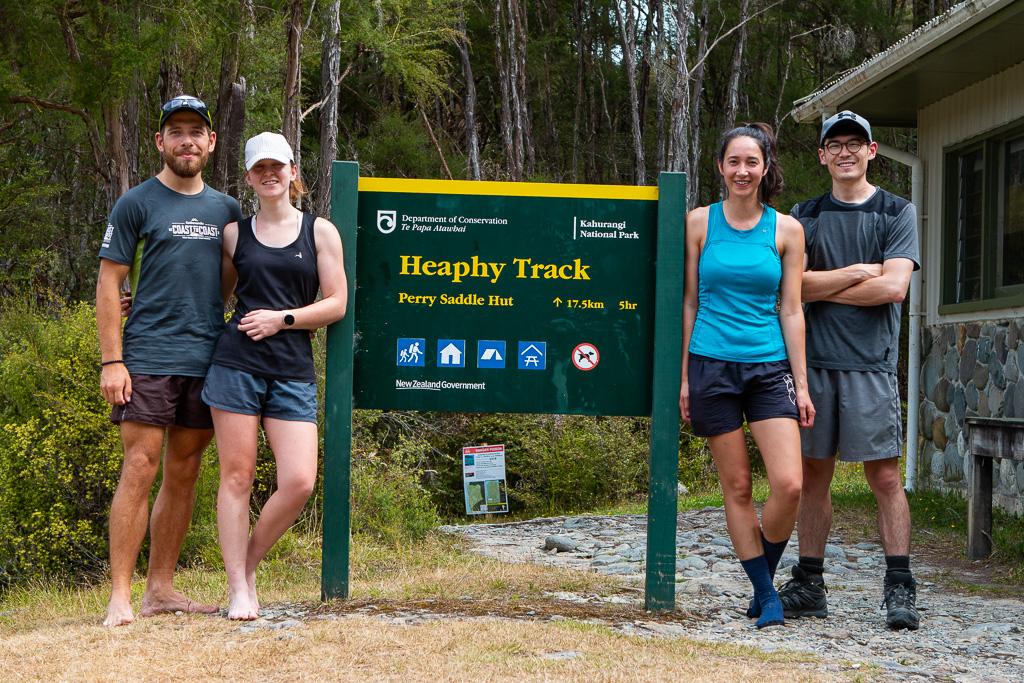 A little footsore, but happy to have a finished and to be heading to the river to get clean!