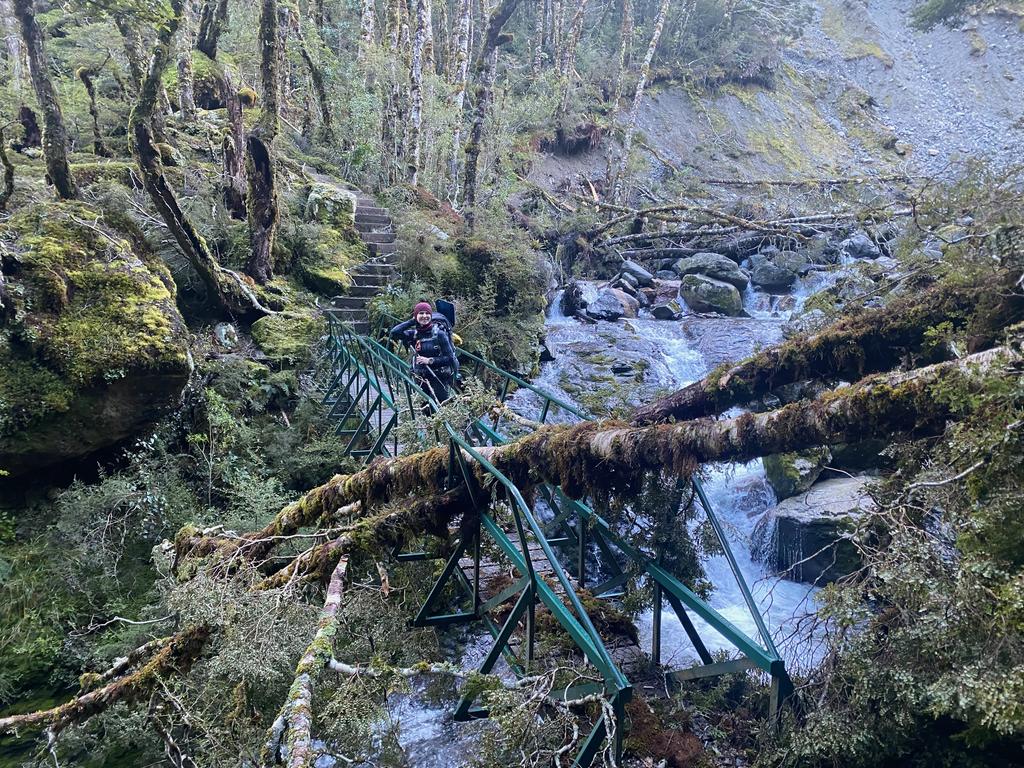 Bridge still felt sturdy - holding up well under the weight.