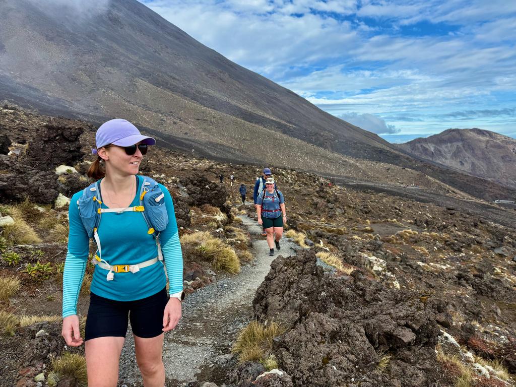 Jen laughing at some long-forgotten comment.