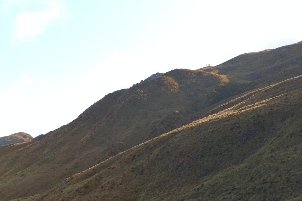 Mum, Dad and Katherine on their way to Cone Creek Hut.