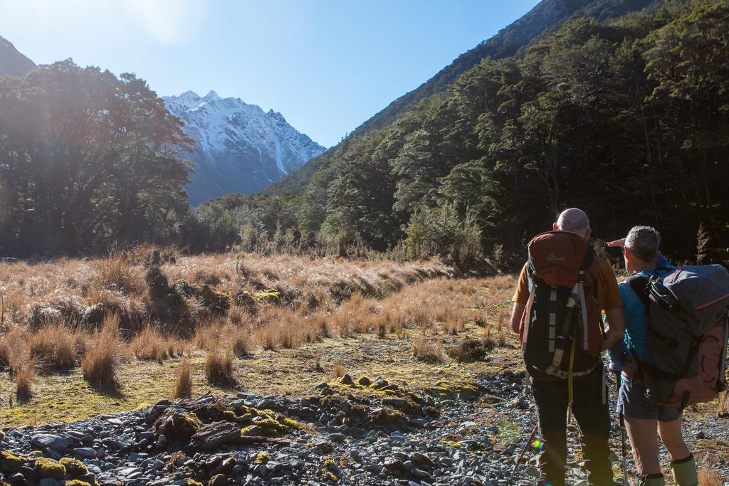 Justin and Neil looking up Kay Creek Valley by our lunch spot.