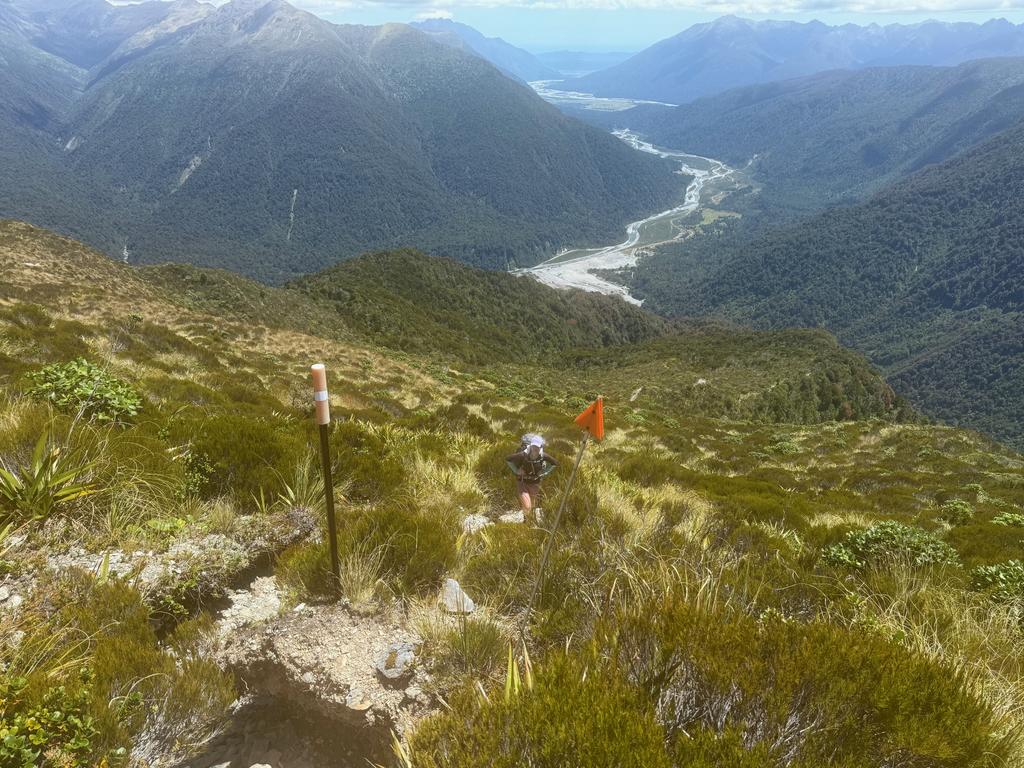 Almost at the top! Camera got all steamed up.