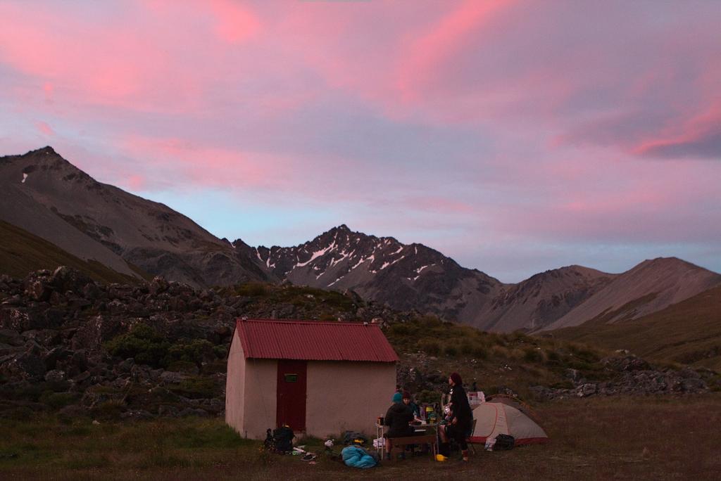 Dinner at Snowy Gorge Hut 🥰
