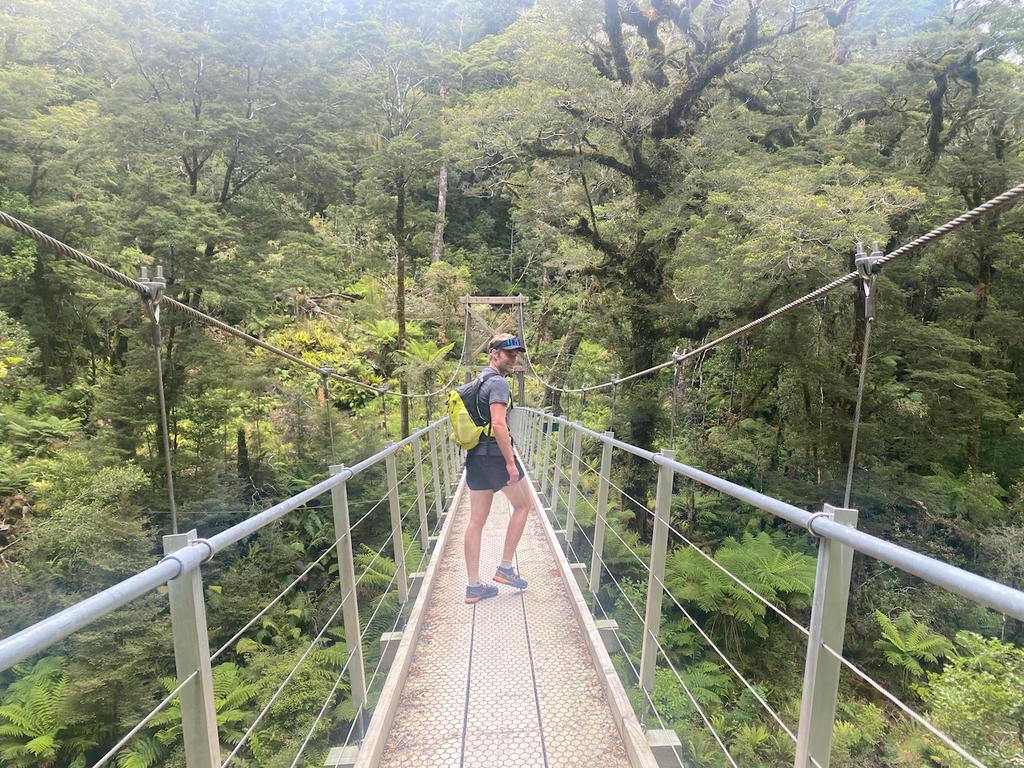 Tim on an early bridge!