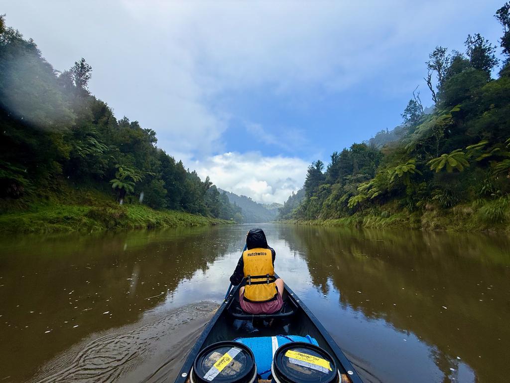 Rain makes for stunning paddling.