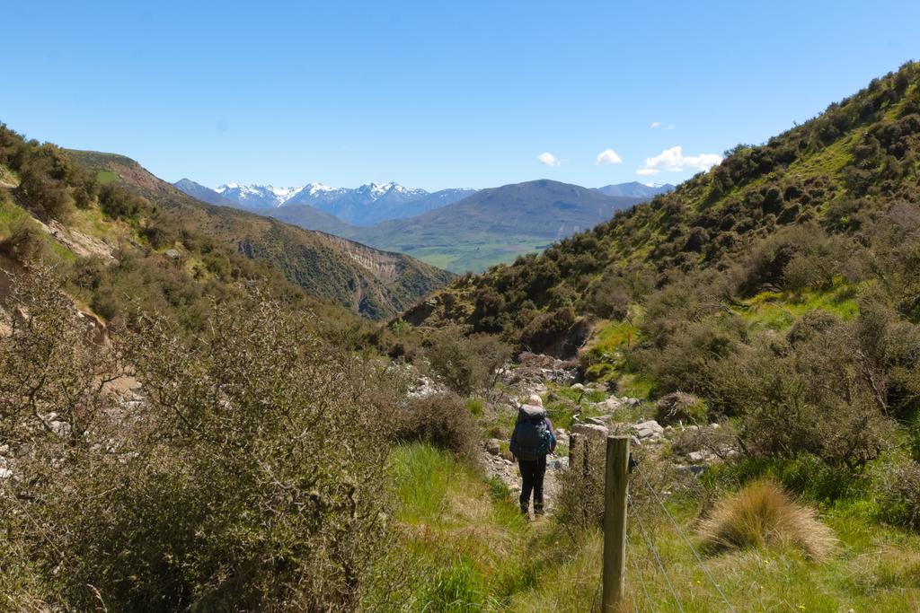 Heading down Redcliffe Stream on poor quality track.