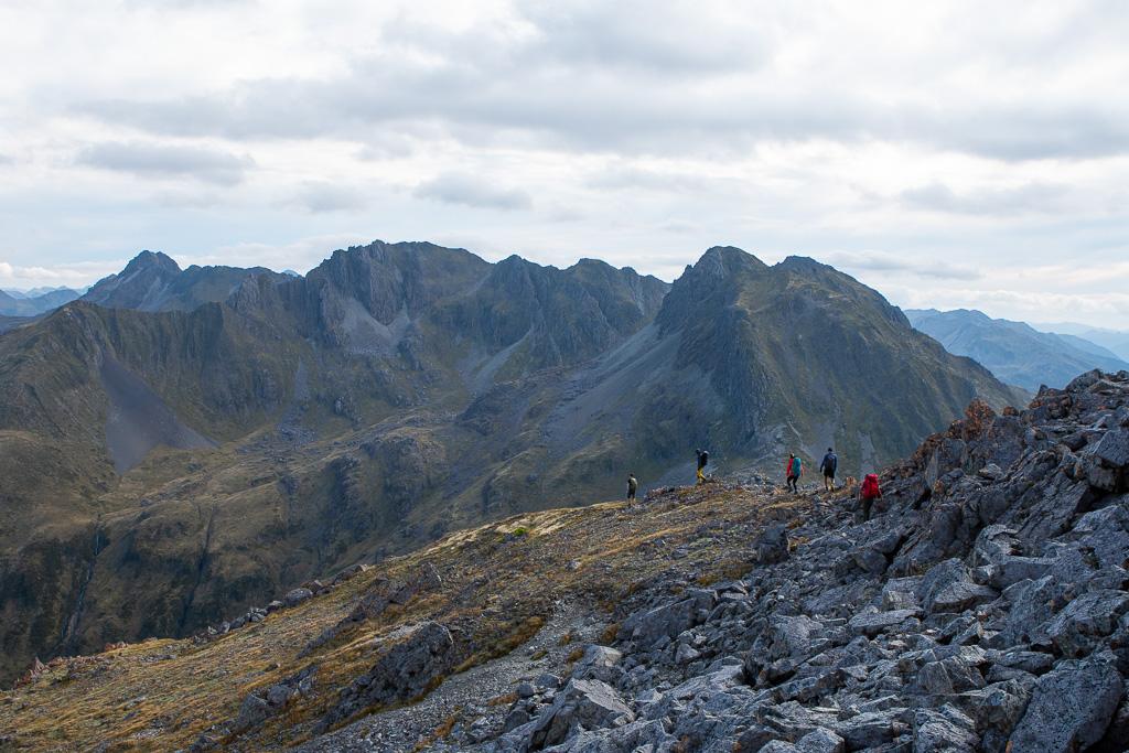 Descending to Brass Monkey Bivvy