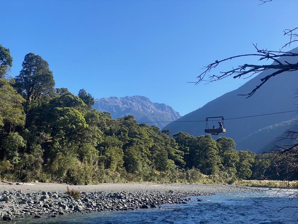 Finn on the Olivine cableway