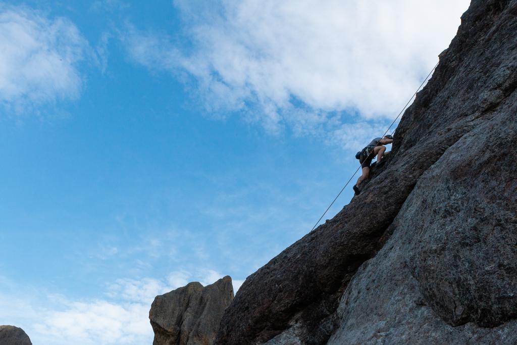 Tom following on the same route.