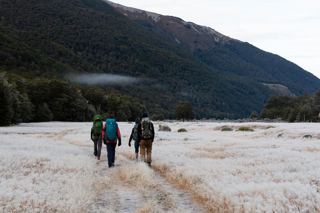 Hiking out with Tommy, Chloe, Niko and Irina!