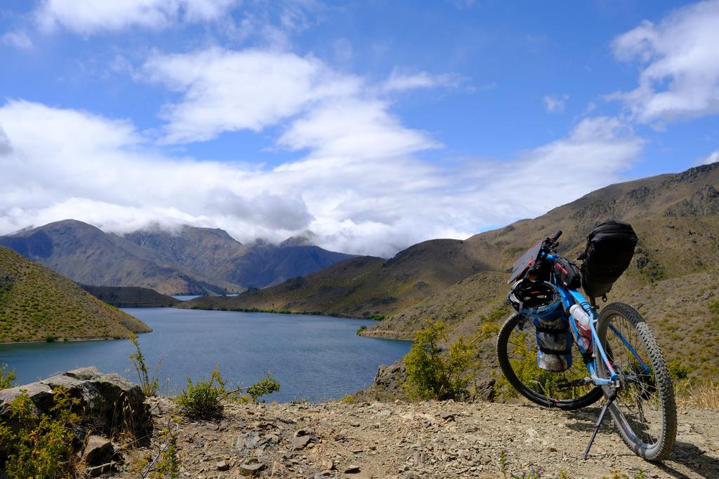 My (mostly) trusty bikepacking setup ft. a solar panel.