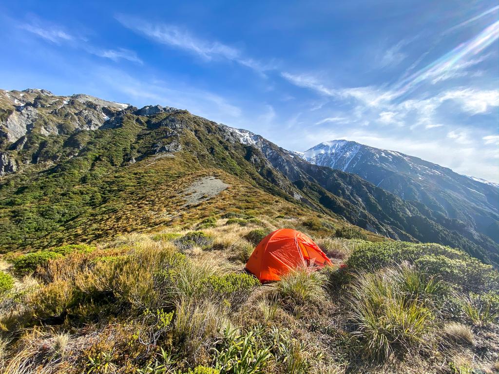 Kowhai Saddle campsite ⛺️
