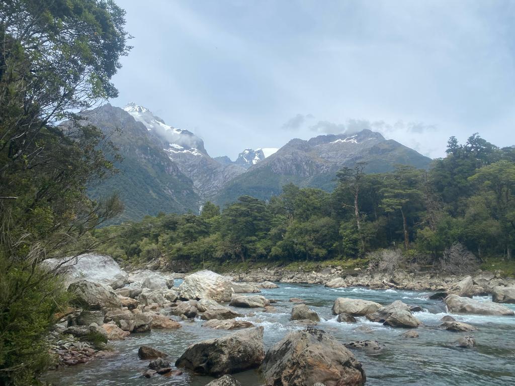 Looking upstream through the bottom of Little Homer Rapid.