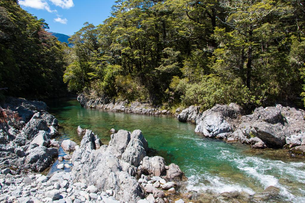 Nina River just below the swing bridge.