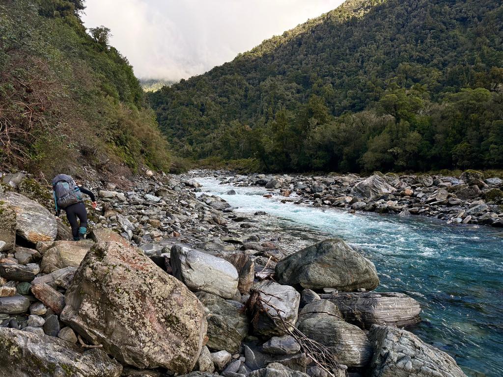 The boulder hopping begins in earnest.