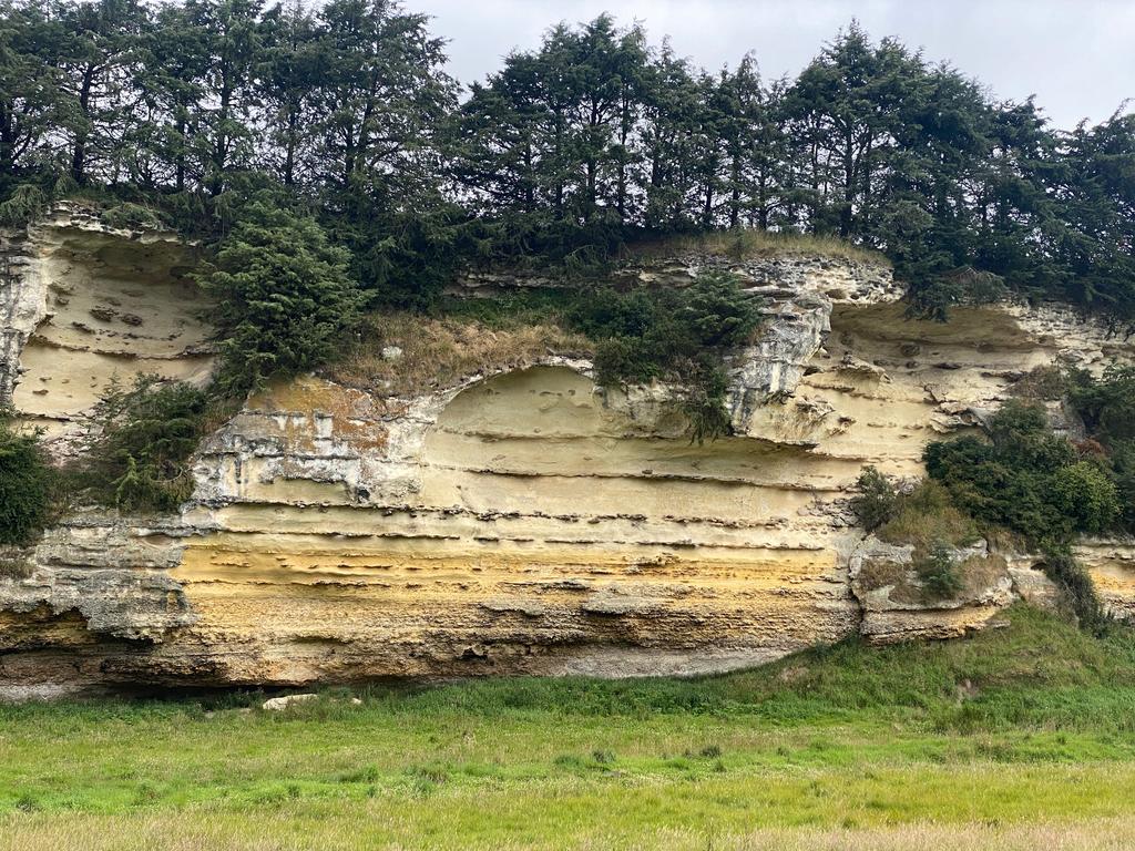 Some beautiful sedimentation layers.