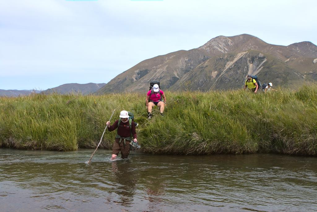 Crossing the Ahuriri.