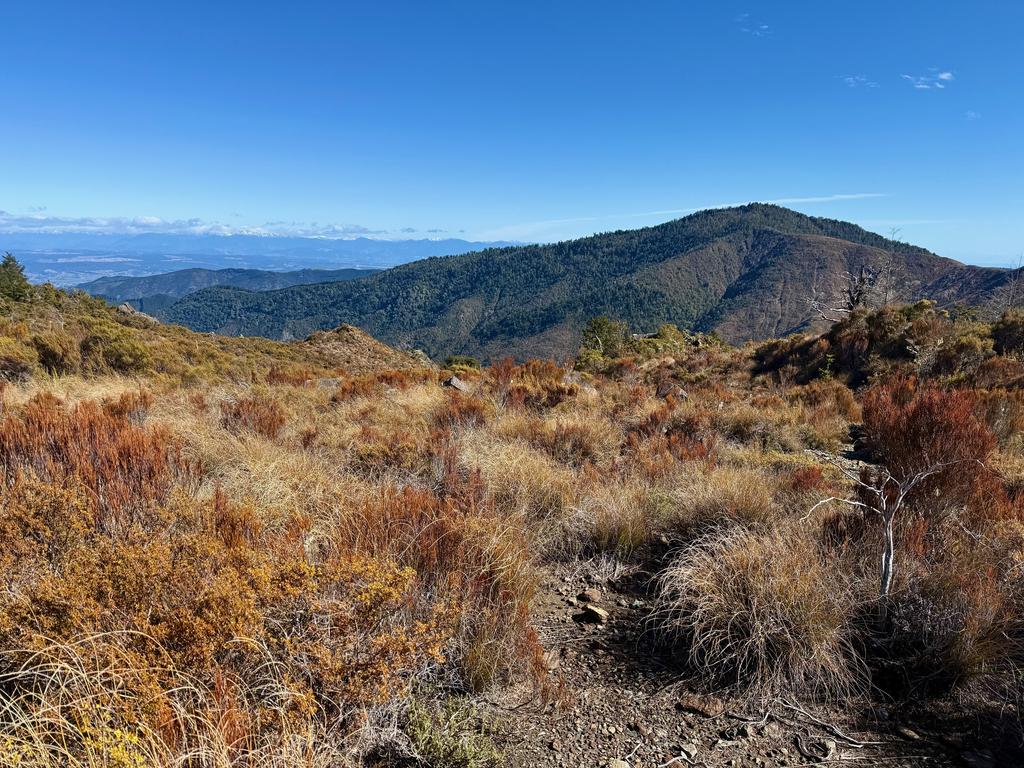 Big open tops on the way to Rocks Hut.