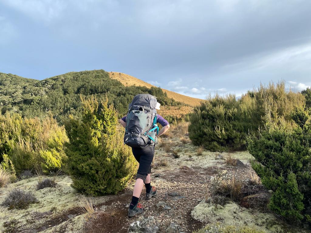 Jen being too warm in her pants – a classic Autumn mistake.