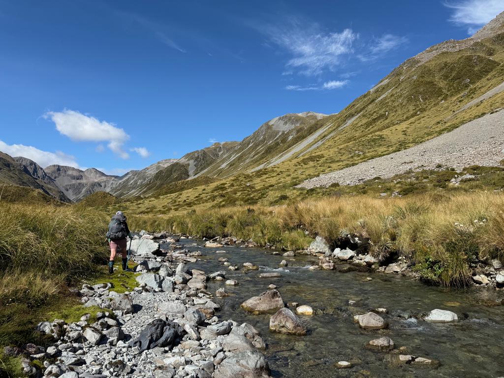 About to hop into Hunts Creek for some easier travel.