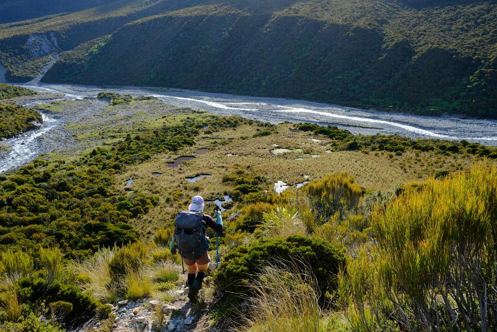 Stunning tarns and bogland near Park Morpeth Hut.