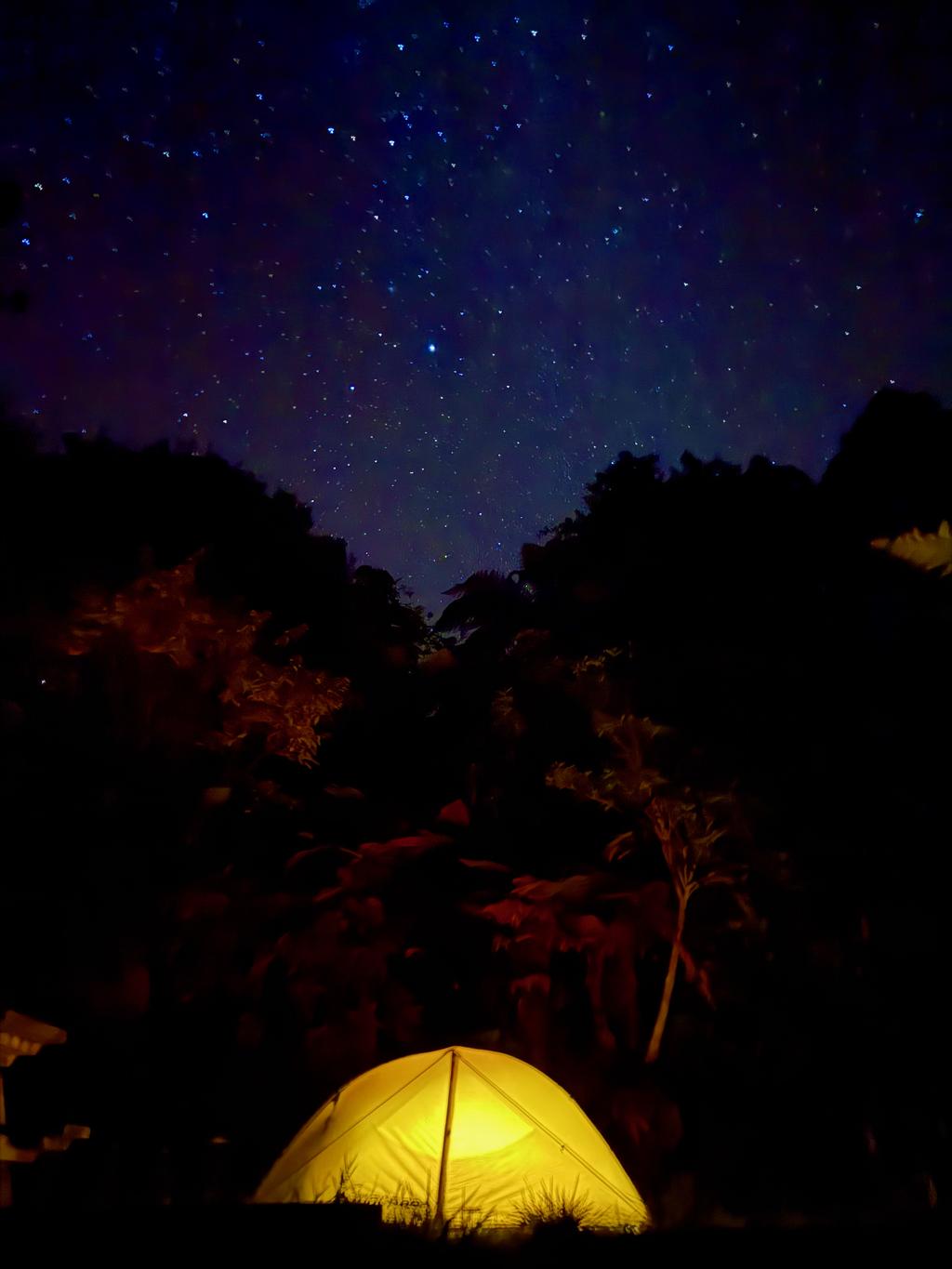Not our tent, but boy it looked cool.