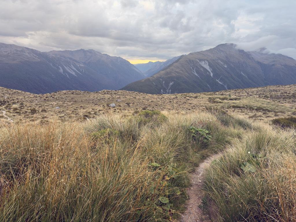 Looking up toward Arthur's Pass and the viaduct in the distance.